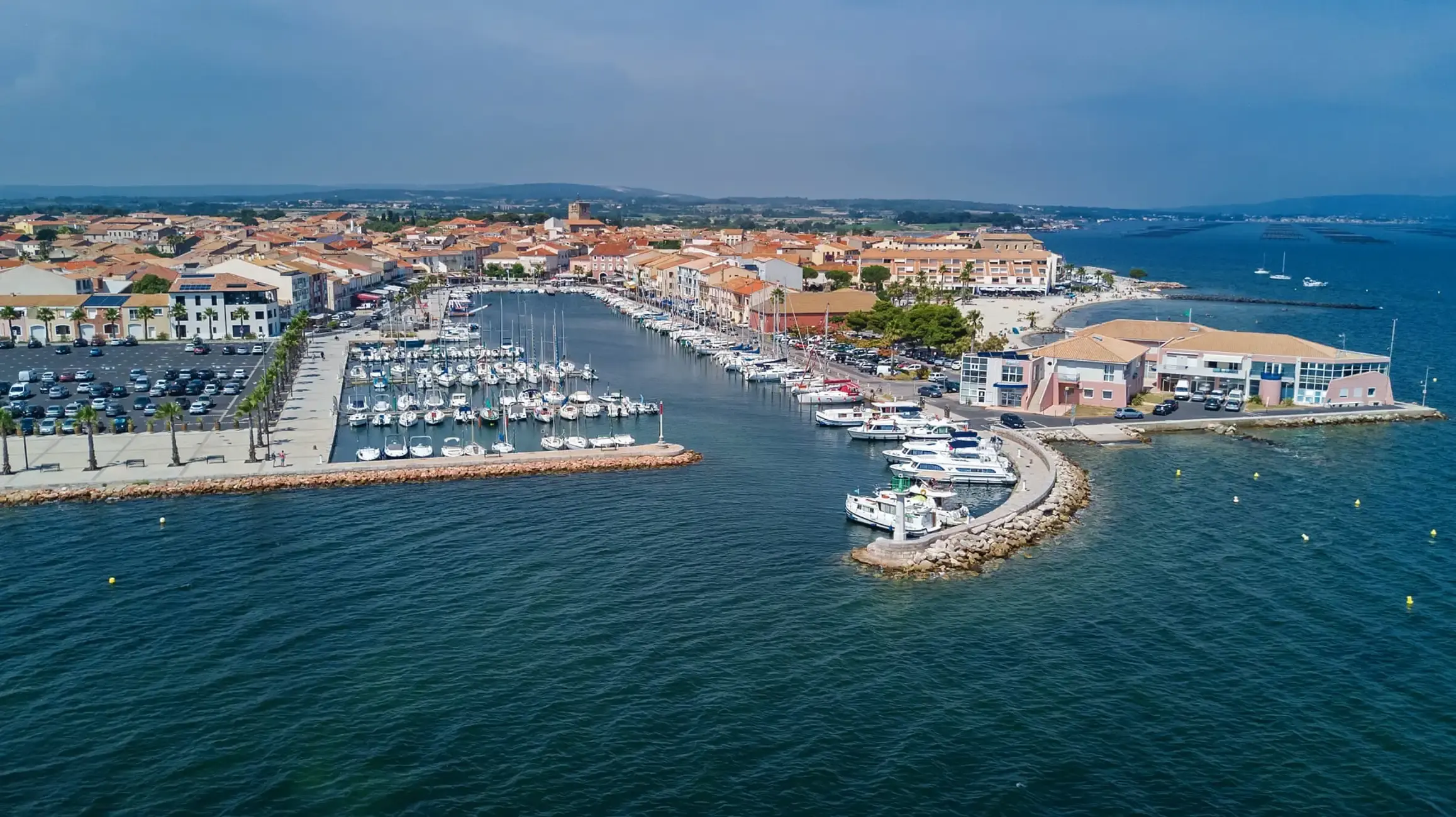 Balade en bateau sur l'étang de Thau près de Montpellier