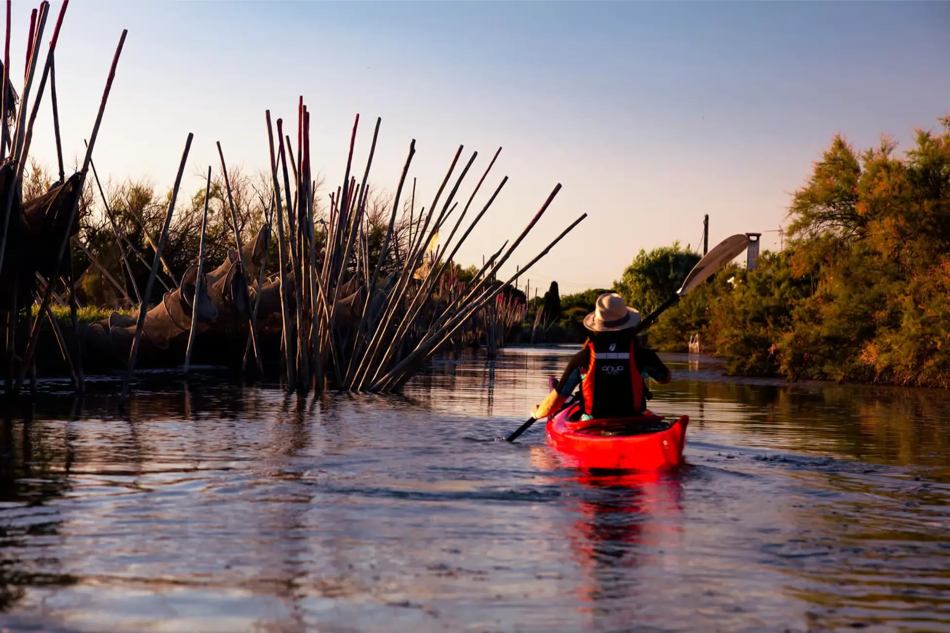 Canoë sur le Lez à Montpellier