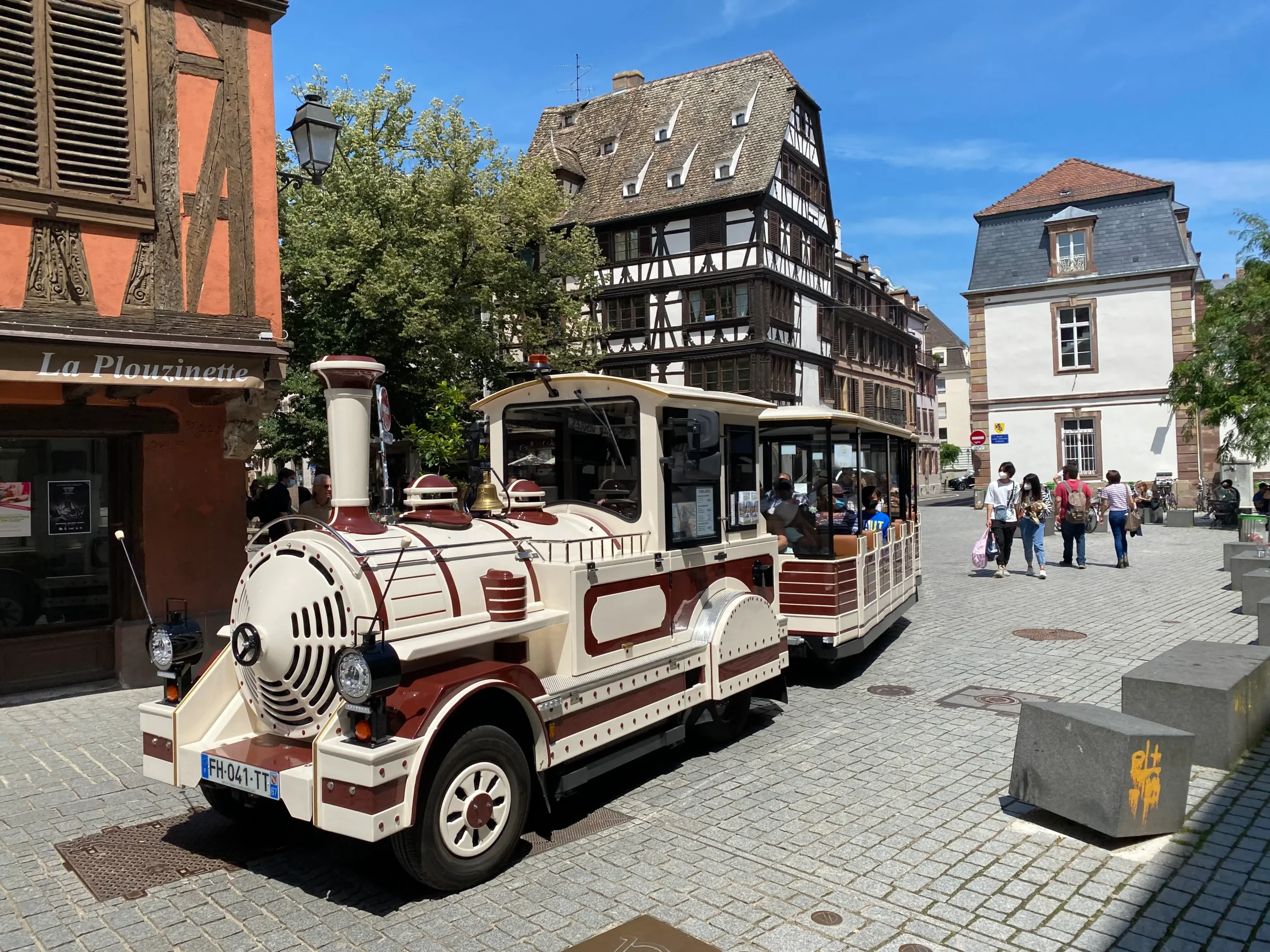 Balade en petit train à Strasbourg avec enfants