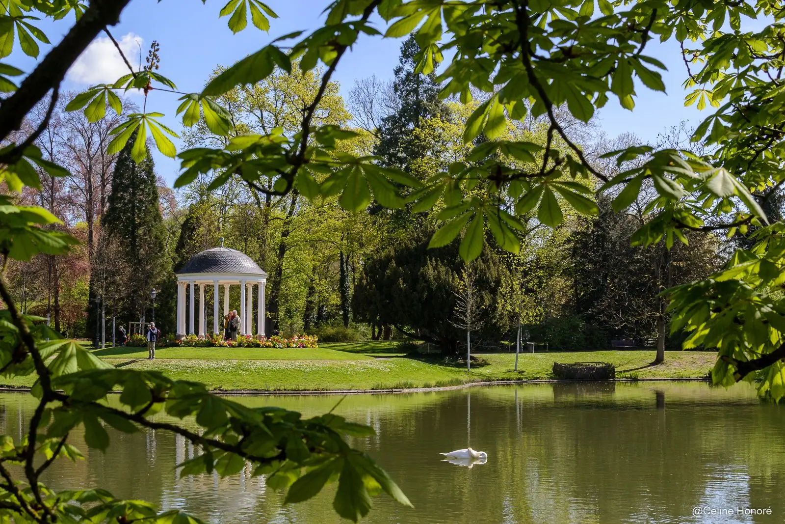 Parc de l'Orangerie Strasbourg en famille avec bébé