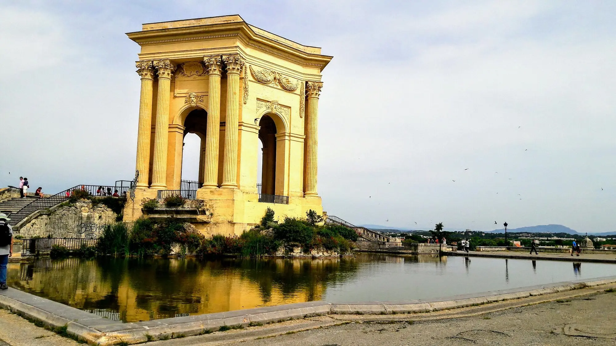 Parc du Peyrou Montpellier en famille avec bébé
