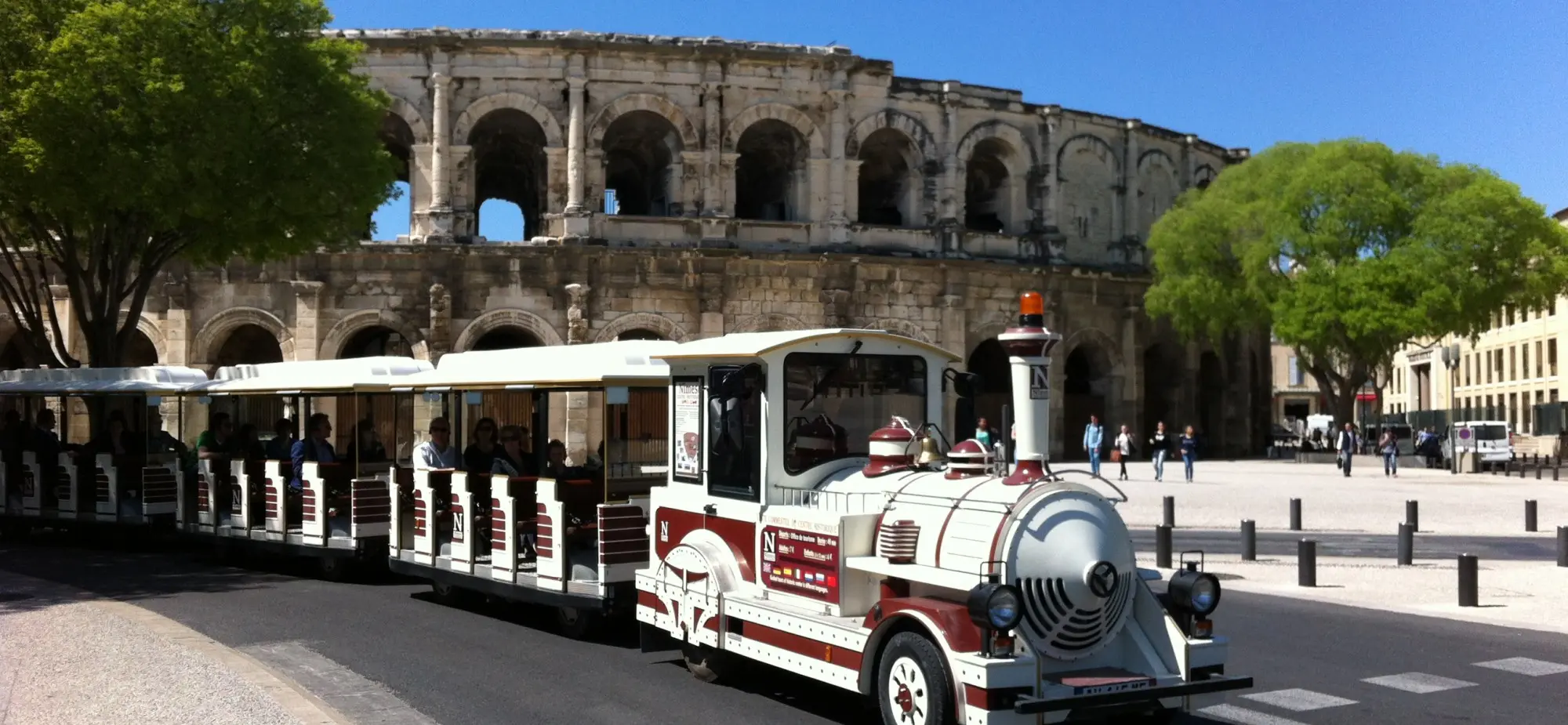Petit train touristique Montpellier avec enfants