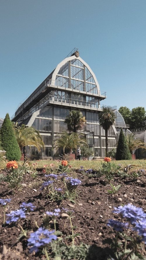 Grande serre et jardins du Parc de la Tête d’Or à Lyon