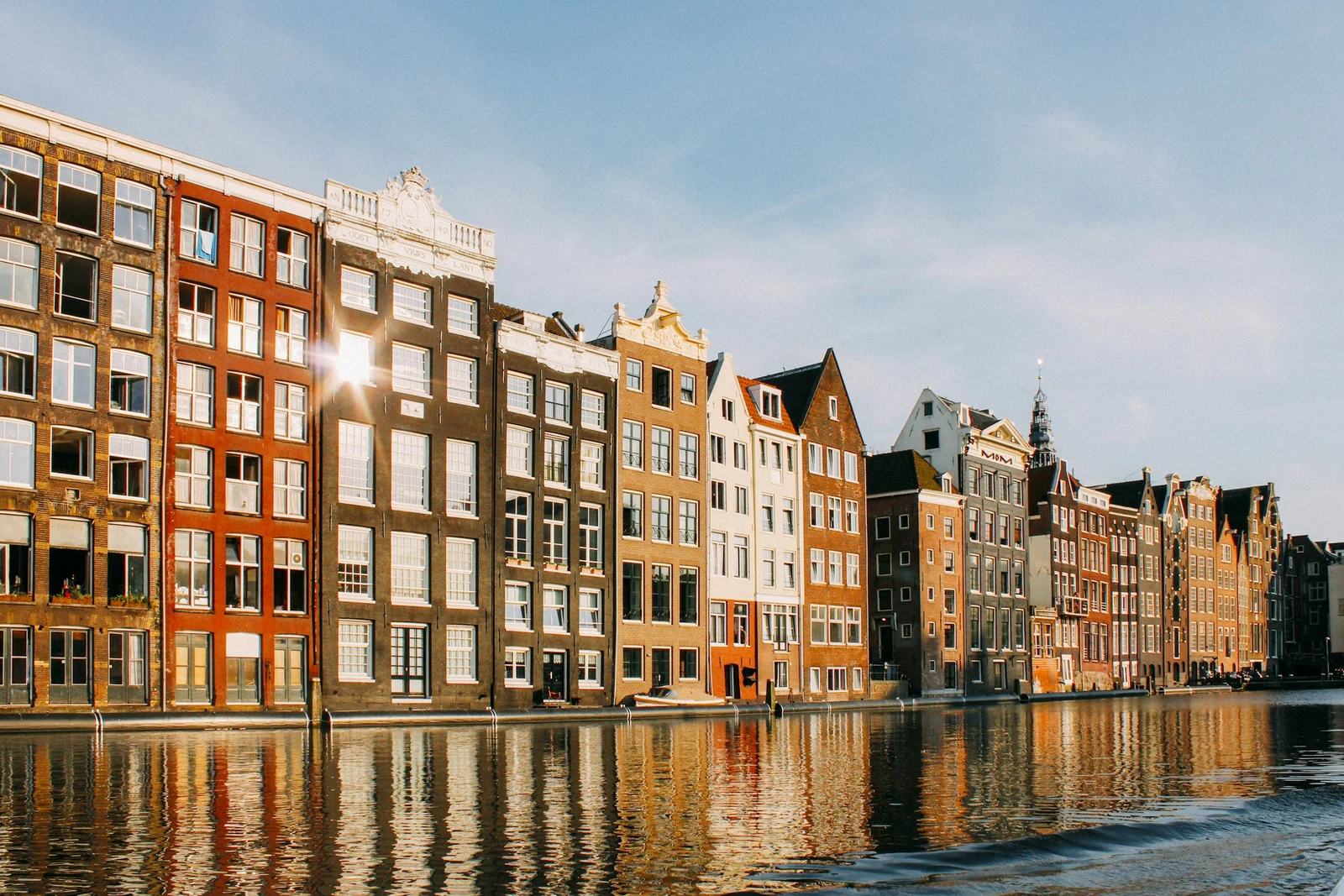 Amsterdam, canaux et maisons colorées