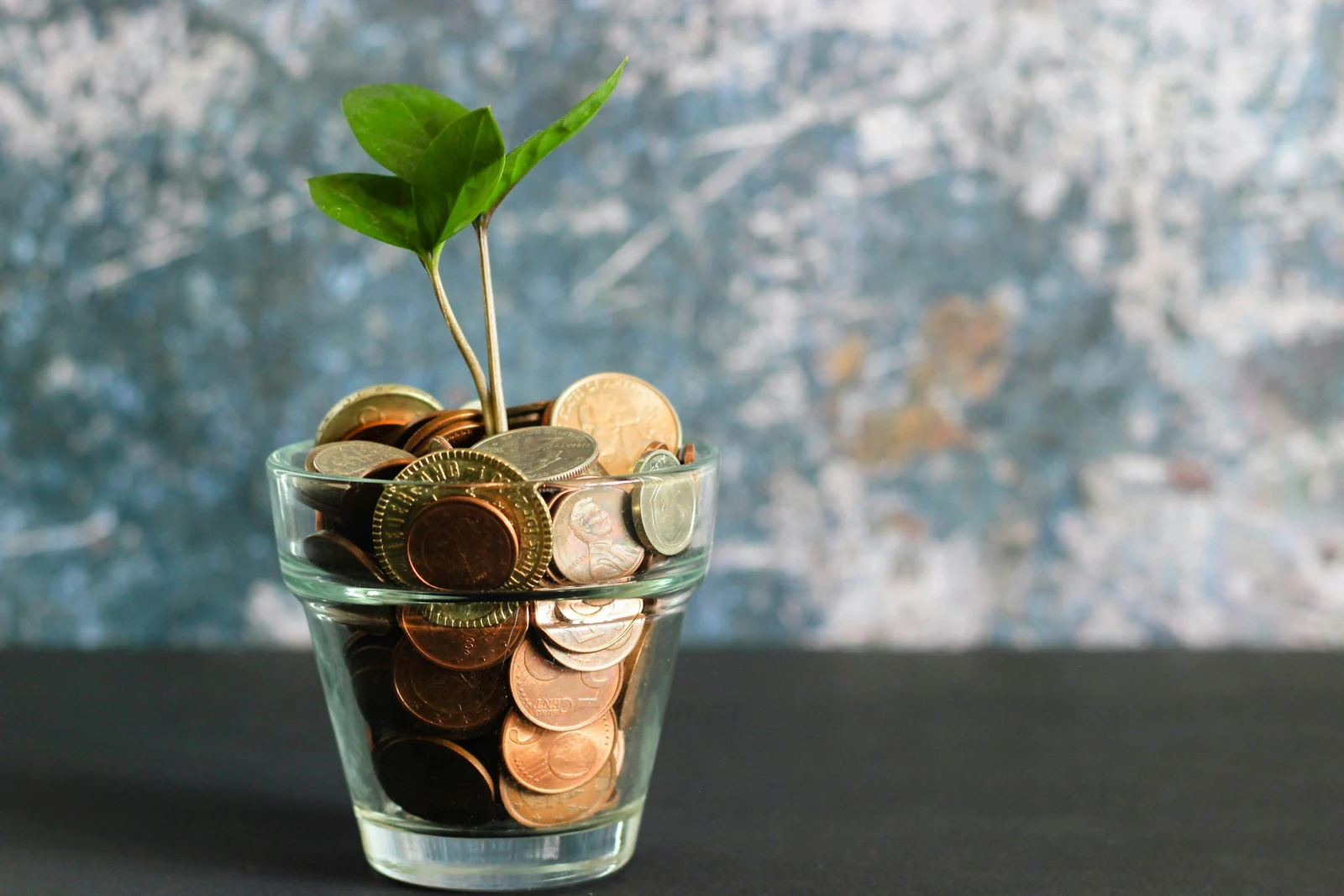 Tirelire et pieces pour organiser un budget vacances en famille