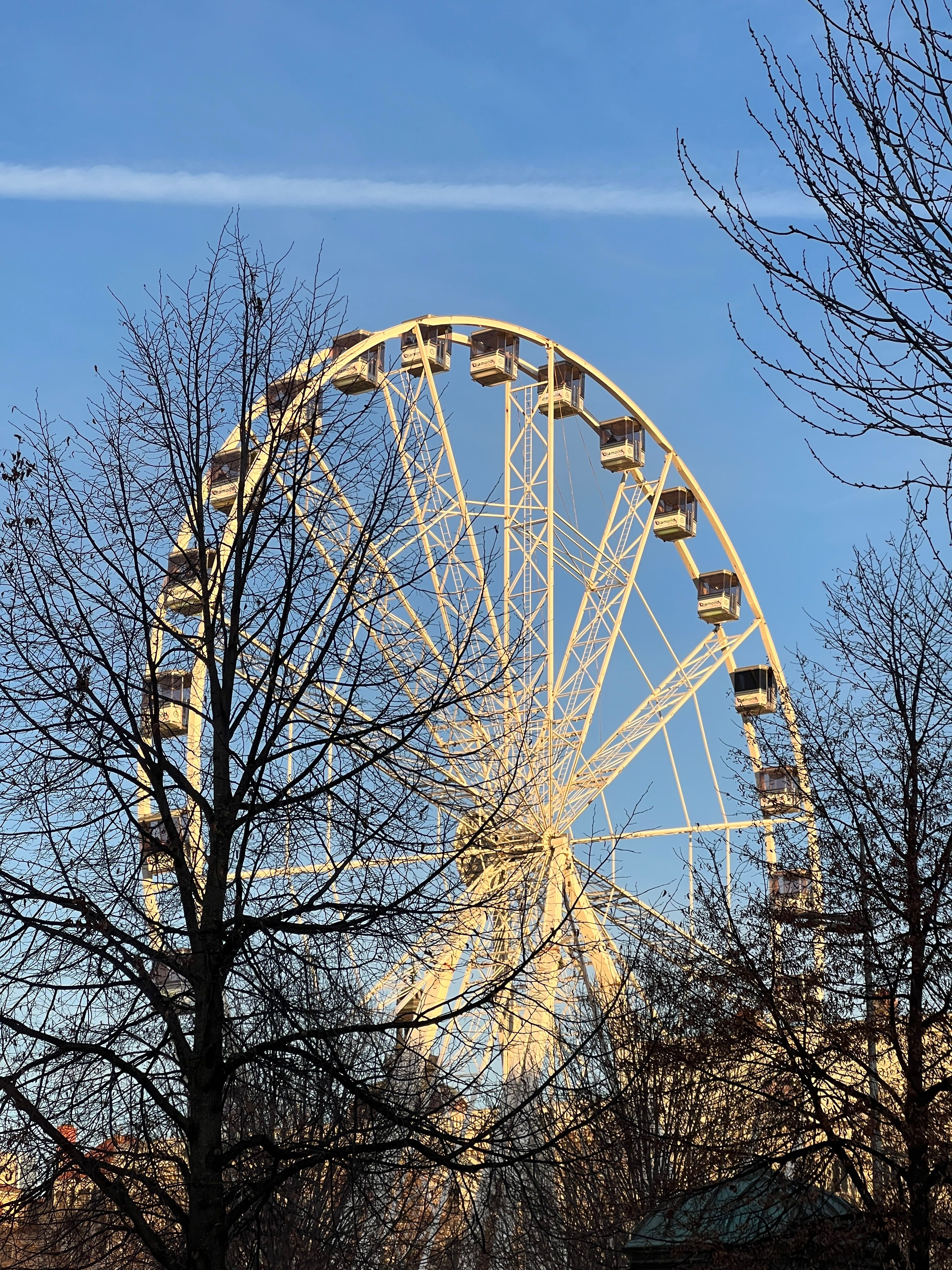 Grande roue de la place Bellecour sur la Presqu'&icirc;le de Lyon