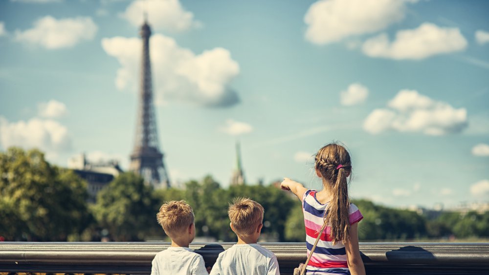 Panorama de Paris vu par une famille, parfait pour explorer la ville avec des enfants